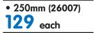  Mastercraft 250mm Adjustable Wrench