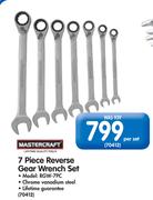  Mastercraft 7 Piece Reverse Gear Wrench Set RGW-7PC