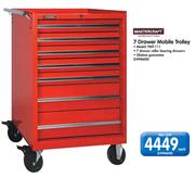 Mastercraft 7 Drawer Mobile Trolley PMT-111