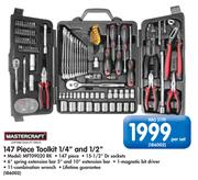 Mastercraft 147 Piece Toolkit 1/4" & 1/2" MFT09020 RK