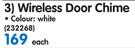 Yale Wireless Door Chime-Each
