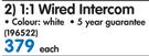 Yale 1:1 Wired Intercom-Each