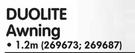 Duolite Awning-1.2m