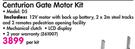 Centurion Gate Motor Kit D5