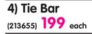 Gravity Tie Bar