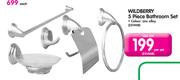 Wildberry 5 Piece Bathroom Set
