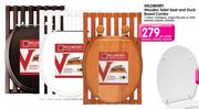 Wildberry Wooden Toilet Seat & Duck Board Combo