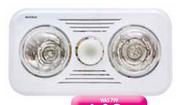 Eurolux 4 Lamp Bathroom Heater