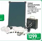 Topray 6W Solar Portable Lighting Kit
