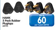 Hawk 5-Pack Rubber Plugtops