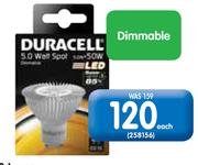 Duracell 5W LED GU10 Lamp
