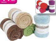 In House In Home Coral Fleece Throws 180x200Cm