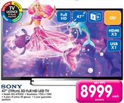 Sony 47" 3D FHD LED TV KDL-47R500