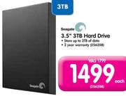 Seagate 3.5" 3TB Hard Drive