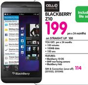 Blackberry Z10-On Straight Up 100