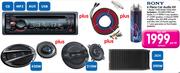 Sony 6 Piece Car Audio Kit 1050/6938/1038/SW3-Per Kit