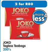 Joko Tagless Teabags-200's