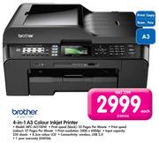Brother 4-In-1A3 Colour Inkjet Printer MFC-J6510DW