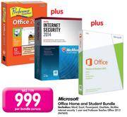 Microsoft Office Home And Student Bundle