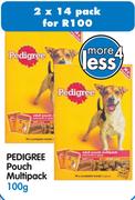 Pedigree Pouch Multipack-2x14x100g Pack