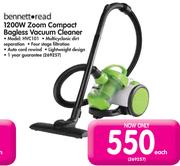 Bennett Read 1200W Zoom Compact Bagless Vacuum Cleaner-HVC101