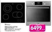 Whirlpool 600mm Oven And Hob-AKT821/AKP137