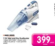 Black & Decker 7.2V Wet And Dry Dustbuster-WD7215QW