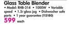 Russell Hobbs Glass Table Blender