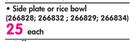 Pablo Loose Dinnerware Side Plate Or Rice Bowl-Each