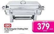 Aro 8L Rectangular Chafing Dish