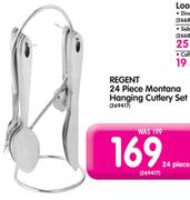 Regent 24 Piece Montana Hanging Cutlery Set