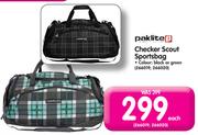 Paklite Checker Scout Sportsbag-Each