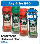 Robertsons Herbs And Blends -4X100ml