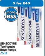 Sensodyne Toothpaste Base Range -3X75ml