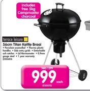 Terrace Leisure 56cm Titan Kettle Braai-Each