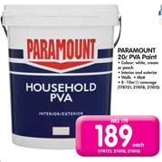 Paramount 20L PVA Paint