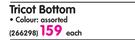 Tricot Bottom-Each