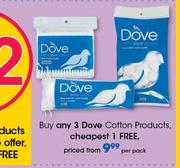 Dove Cotton Products-Per Pack