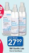 RM Gentle Lab Hand Sanitisers-Each