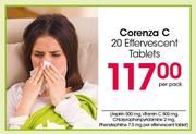 Corenza C Effervescent Tablets-20's Per Pack