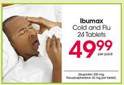 Ibumax Cold And Flu Tablets-24's Per Pack