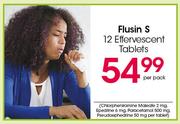 Flusin S Effervescent Tablets 12's-Per Pack