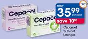 Cepacol Throat Lozenges-24's Per Pack