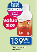 Clicks Vitamin C-300 Tablets Per Pack