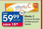 Efferflu C Immune Booster Effervescent-20 Tablets Per Pack