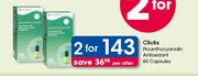 Clicks Prianthocyanidin Antioxidant-2x60 Capsules Per Offer