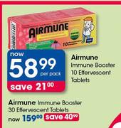 Airmune Immune Booster Effervescent-10 Tablets Per Pack