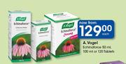A. Vogel Echinaforce-50ml, 100ml Or 20 Tablets Each