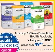 Clicks Essentials Health Products-Per Pack