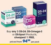 DS-24, DS-Omega-3 Or DS-Sport Products-Per Pack